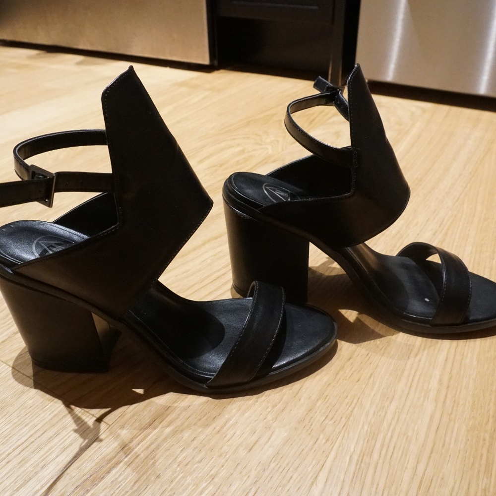 Asymmetrical Block Heels